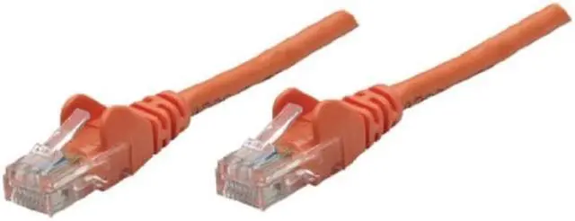 Alt view image 5 of 9 - Intellinet Network Cable, Cat5e, UTP, RJ45 Male / RJ45 Male, 7.5 m (25 ft.), Orange