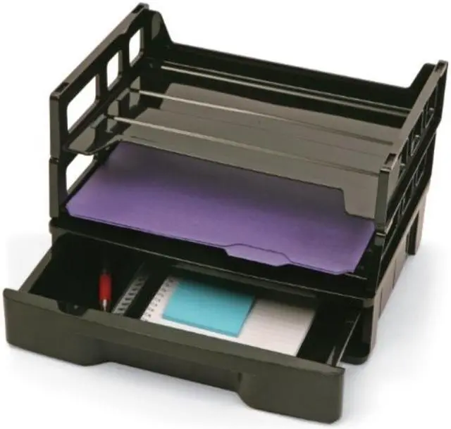 Alt view image 4 of 8 - Officemate File Holder,Letter,2 Horiz.,1 Drawer  26094