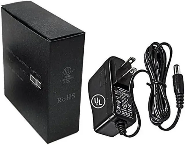 Alt view image 6 of 7 - amamax wall adapter power supply 12v dc 2a, 5.5mm 2.1mm ul listed
