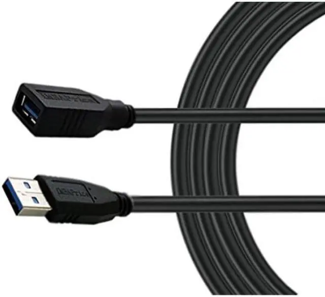 Alt view image 5 of 5 - iMBAPrice USB 3.0 Extender - 10 Feet SuperSpeed USB 3.0 A Male to USB 3.0 A Female Extension Cable (Black)