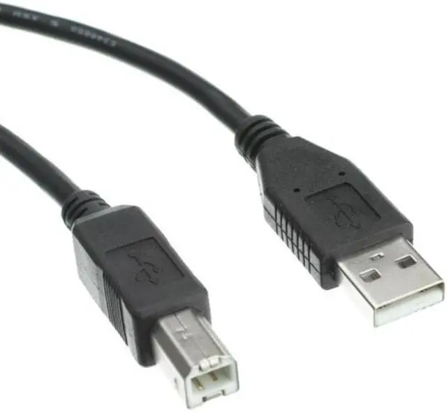 Alt view image 3 of 6 - Axiom USB 2.0 Type-A to Type-B Cable M/M 6ft