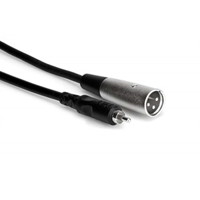 Alt view image 2 of 4 - Hosa Technology 2' 3 Pin XLR Male to RCA Male Audio Interconnect Cable. #XRM102