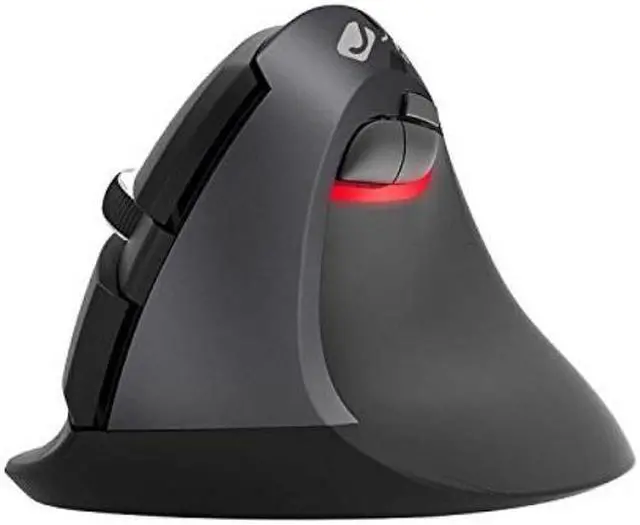 Alt view image 7 of 7 - J-Tech Digital Wireless Ergonomic Vertical Mouse with Nano Transceiver, 3 DPI, Windows Mac, Black [V628M-2.4G]