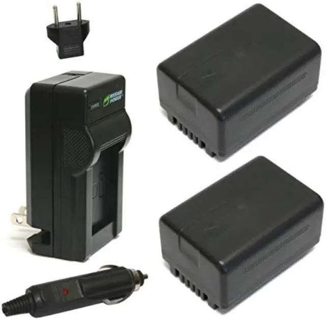 Alt view image 6 of 7 - Wasabi Battery and Charger Kit for Panasonic VW-VBT190