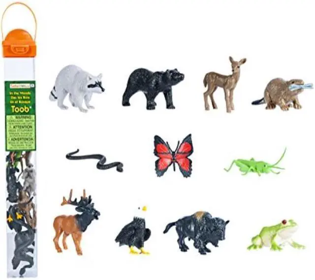 Alt view image 5 of 6 - Toobs In the Woods Safari Ltd Set Educational Kids Toy Figure