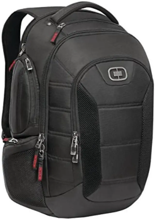 Alt view image 6 of 6 - 2014 Ogio Bandit Black Pack Travel School Backpack For Laptop