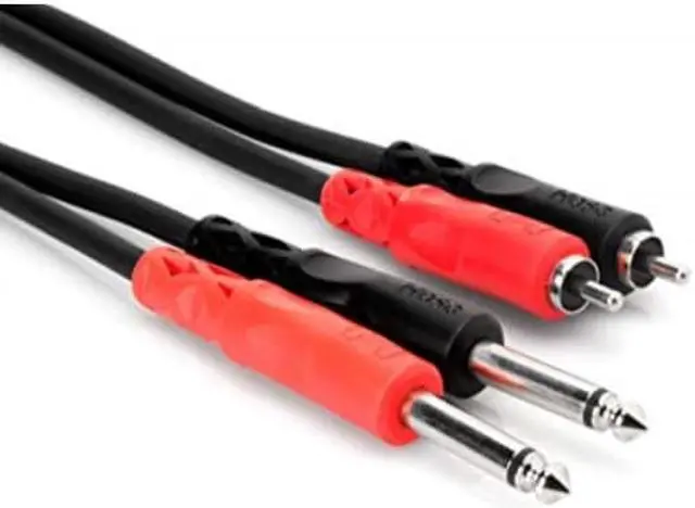 Alt view image 8 of 11 - Hosa CPR203 Dual 1/4" to RCA, 3 Meters (9.9 ft)