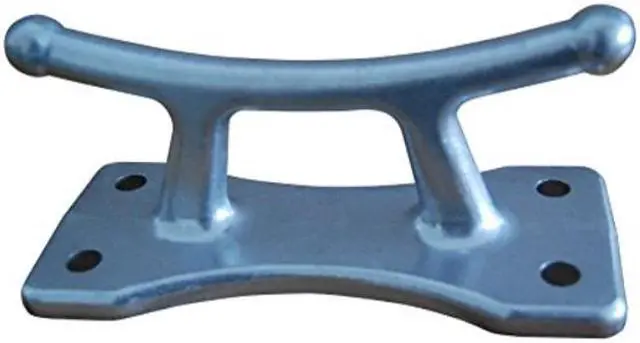 Alt view image 2 of 6 - Dock Edge Classic Cleat - Aluminum Polished - 6-1/2" - 2506P-F