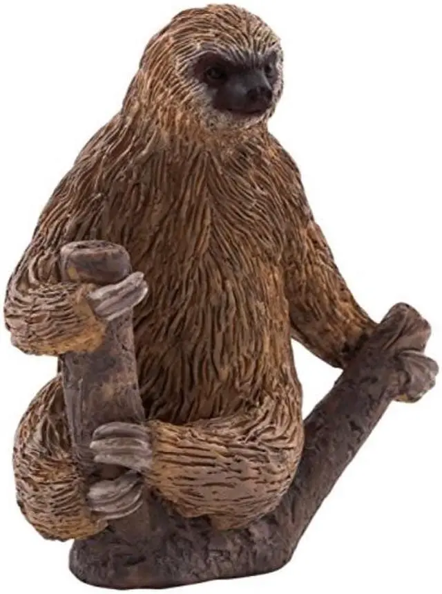 Alt view image 3 of 3 - mojo fun 387180 two toed sloth  realistic international wildlife toy replica  new for 2013!