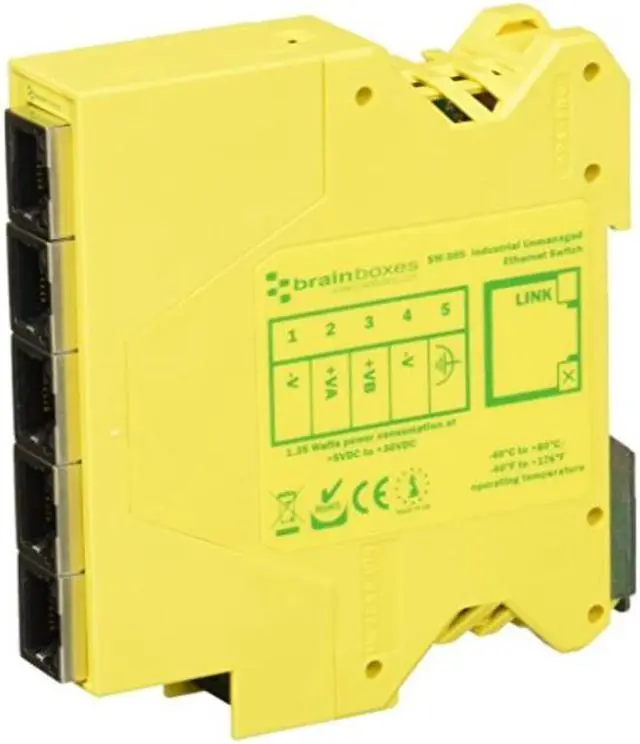 Alt view image 7 of 14 - INDUSTRIAL ETHERNET 5PORT SW