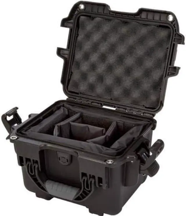Alt view image 2 of 2 - nanuk 908 hard camera case with padded divider, black 9082001