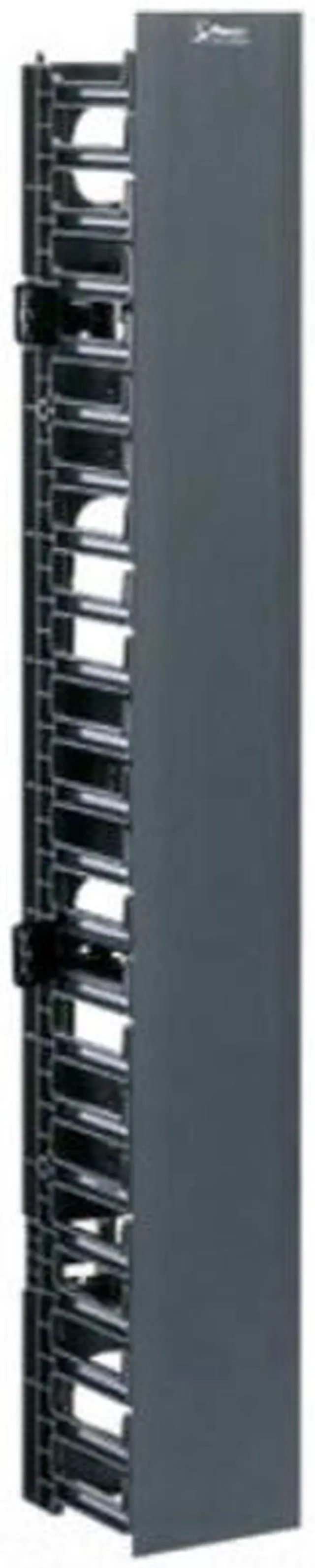 Alt view image 9 of 12 - CyberPower 2U Flexible Ring Cable Manager - Rack Cable Management Panel - 2U Rack Height - Cold Rolled Steel, Plastic