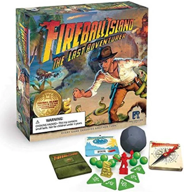 Alt view image 7 of 7 - Fireball Island Last Adventurer Board Game Restoration Games REO9102