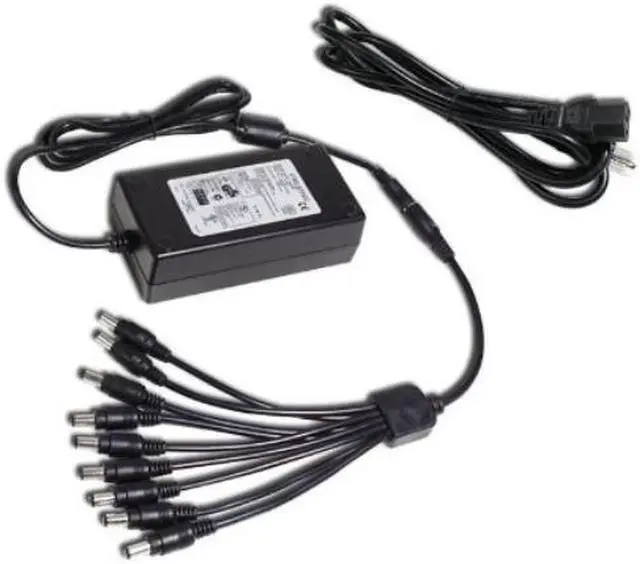 Alt view image 7 of 8 - ACELEVEL PREMIUM 5AMP POWER ADAPTER WITH 8 WAY SPLITTER FOR Q-SEE CAMERAS