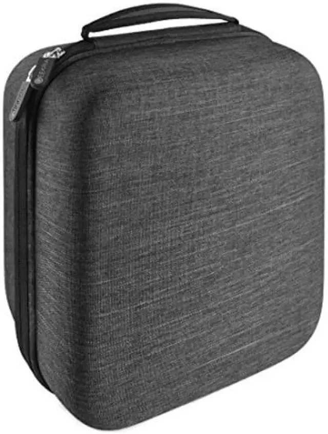 Alt view image 9 of 10 - Geekria Shield Case for Large-Sized Over-Ear Headphones, Replacement Protective Hard Shell Travel Carrying Bag with Cable Storage, Compatible with ATH-WP900, SONY MDR-Z7M2 (Drak Grey)
