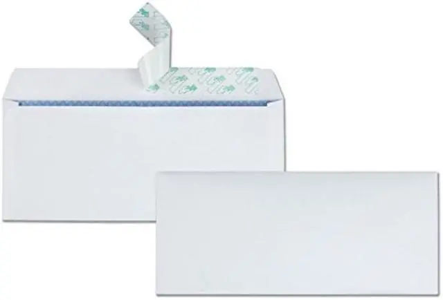 Alt view image 3 of 12 - Quality Park™ Envelope,#10 R-Strp500,We 69122