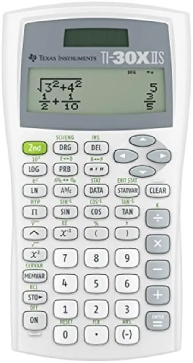 Alt view image 4 of 7 - TEXAS INSTRUMENTS 30XIIS/TBL/1L1/BE TI30XIIS White