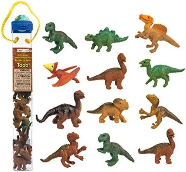 Alt view image 13 of 14 - Plastic Miniatures In Toobs-Dino Babies