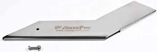 Alt view image 2 of 6 - MEGAWARE SKEGPRO Stainless Steel Skeg Protector for Boat Motor 665 - Mercury/Mariner/Yamaha