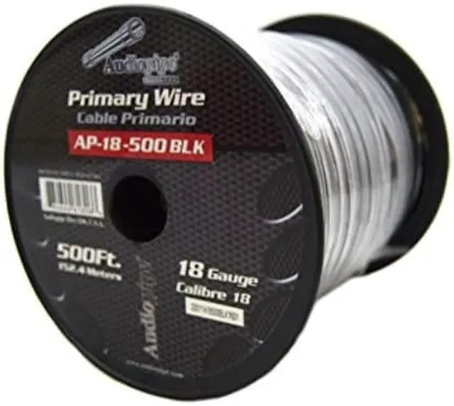 Alt view image 2 of 8 - NIPPON AP18500BK REMOTE WIRE AUDIOPIPE 18GA 500' BLACK