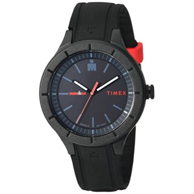 Alt view image 6 of 7 - Timex IRONMAN Essential 43mm Resin Strap Watch - Black/Red - TW5M16800