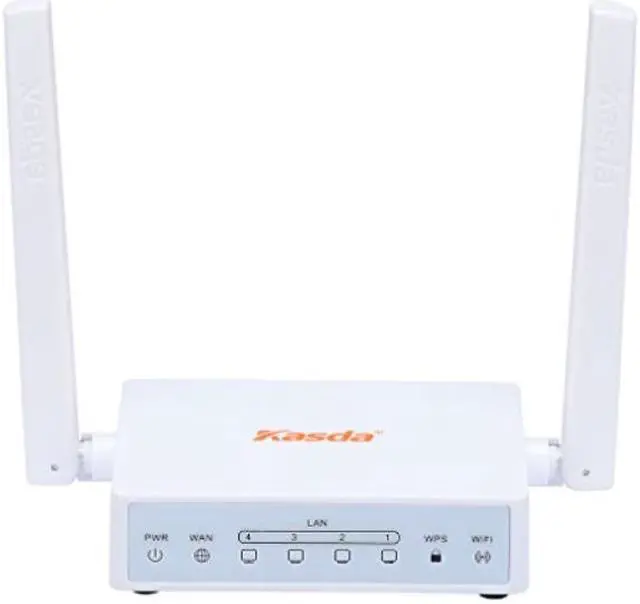 Alt view image 3 of 10 - Kasda KW5515 11N 300M WiFi Router w/ 2x External 3dBi Antennas