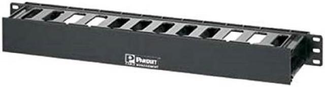 Alt view image 4 of 7 - Panduit WMPFSE Horizontal Cable Manager, Black, 1 RU, Black