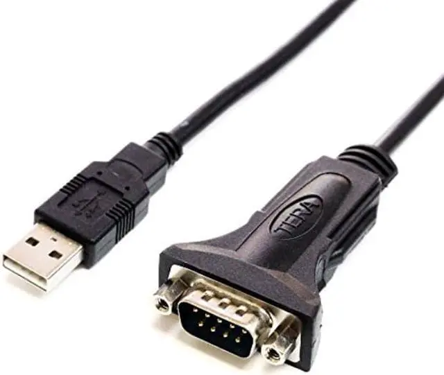 Alt view image 2 of 10 - Tera Grand Premium USB 2.0 to RS232 Serial DB9 3 Ft Adapter Cable - Supports Windows 10, 8, 7, Vista, XP, 2000, 98, Linux and Mac - Built with FTDI Chipset and Hex Jack Nuts