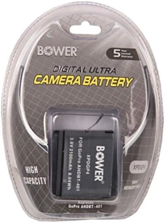 Alt view image 3 of 4 - Bower XPDGP4 Digital Replacement Camera Battery for GoPro Hero 4 (AHDBT-401)