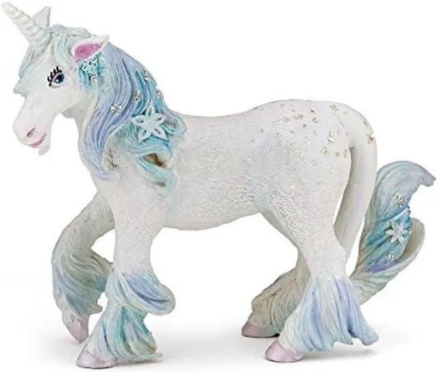 Alt view image 2 of 2 - papo ice unicorn figure, multicolor
