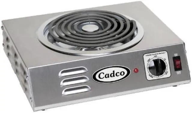 Alt view image 4 of 5 - CADCO CSR-3T Hot Plate,Single,Hi-Power,Tubular