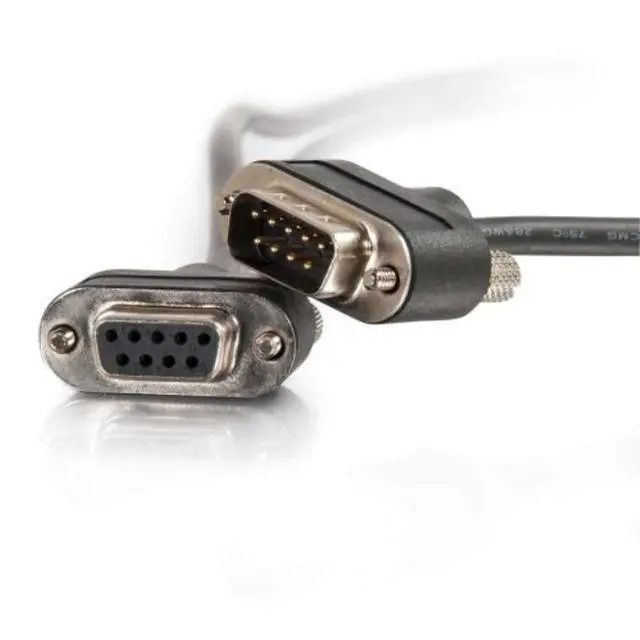 Alt view image 5 of 9 - 15ft CMG-Rated DB9 Low Profile Cable M-F