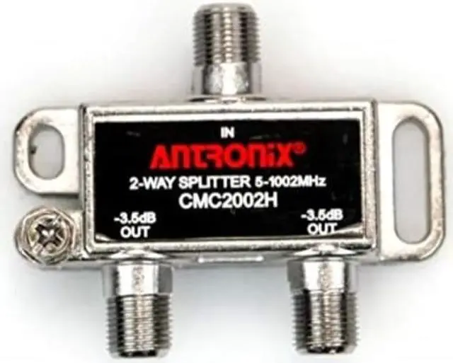 Alt view image 3 of 12 - Cable Modem&MOCA Coaxial 2-Way Splitter For Bidirectional RG6/RG59 Communication