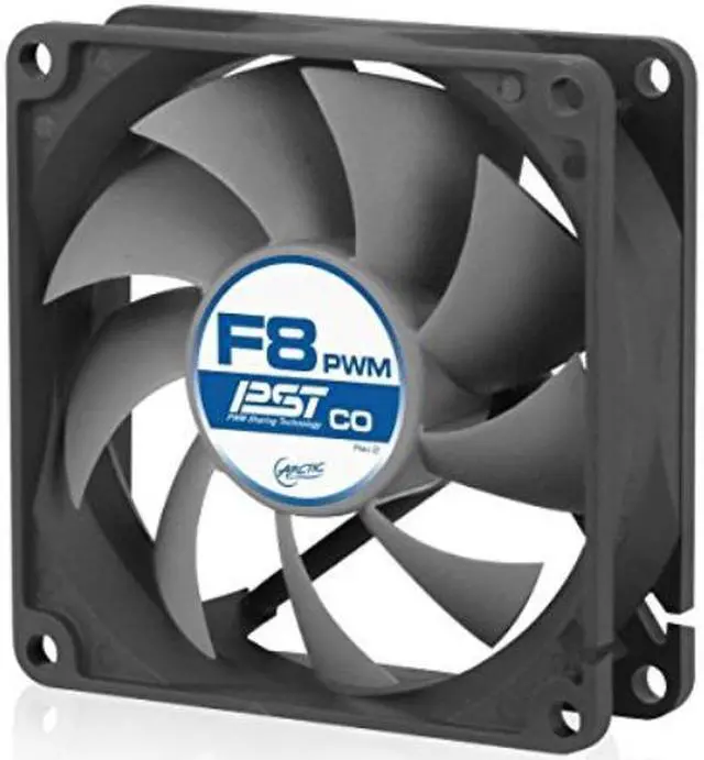 Alt view image 2 of 2 - ARCTIC F8 PWM PST CO - 80 mm PWM PST Case Fan for Continuous Operation | Cooler with PST-Port (PWM Sharing Technology) | Regulates RPM in sync