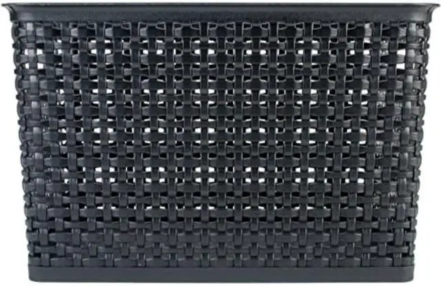 Alt view image 7 of 19 - Advantus SGS36006 Storage Studios Bin Weave Large Black