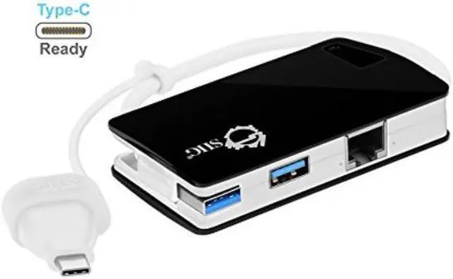 Alt view image 4 of 11 - SIIG, INC. JU-H30112-S1 ADDS THREE USB 3.0 PORTS AND ONE GIGABIT ETHERNET PORT TO YOUR COMPUTER
