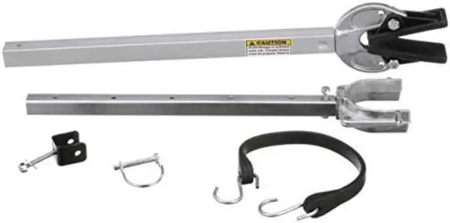Alt view image 4 of 11 - attwood corporation sp400rb 23"35" composite head transom saver with roller and bolt bracket