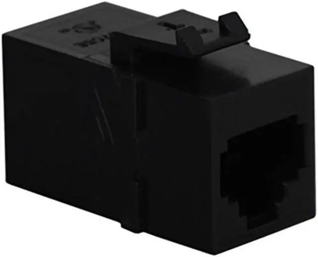 Alt view image 4 of 4 - ICC ICC-IC107C6SBK Module Coupler RJ-11 Pin 1-6 Black
