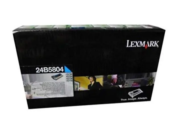 Alt view image 4 of 5 - Cyan Toner Cartridge for Lexmark 24B5804 CS748de, XS734de, XS736de, XS748de, Genuine Lexmark Brand