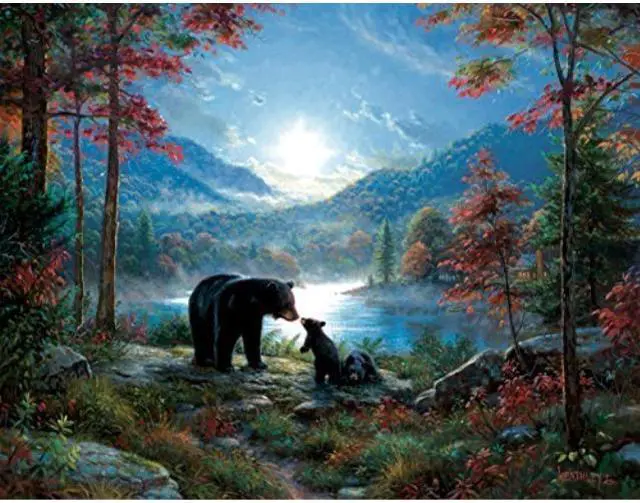 Main image of sunsout inc bedtime kisses 1000 pc jigsaw puzzle