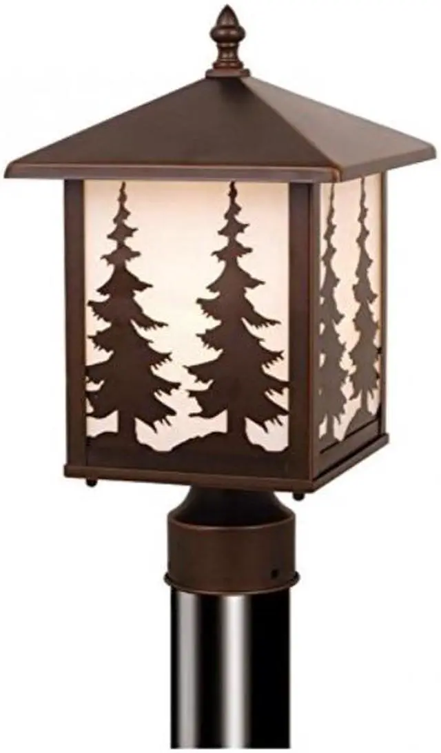 Alt view image 2 of 2 - VAXCEL OP33485BBZ Yosemite 8in Outdoor Post Light Bronze