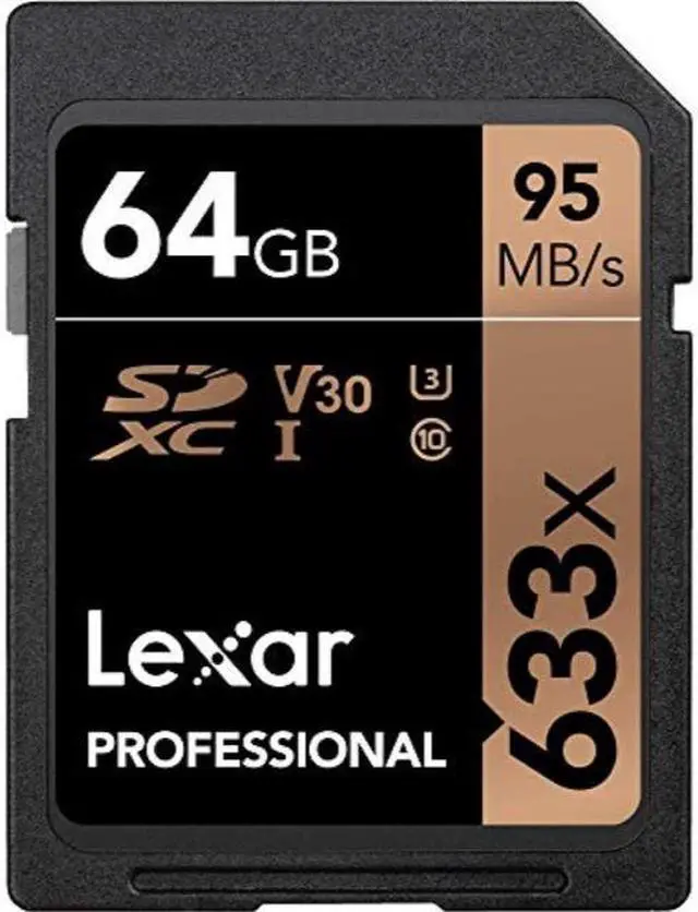 Alt view image 19 of 19 - Lexar 64GB Professional Class 10 UHS-I U1 633x SDXC Memory Card #LSD64GCB1NL633