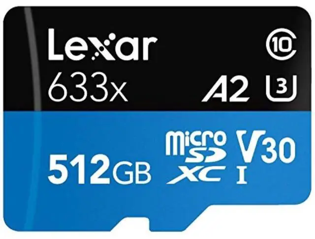 Alt view image 11 of 20 - Lexar High-Performance 633x 512GB microSDXC Flash Card Model LSDMI512BBNL633A