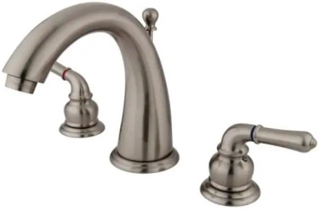 Alt view image 2 of 3 - Kingston Brass KS2968 Two Handle 8 in. to 16 in. Widespread Lavatory Faucet with Brass Pop-up
