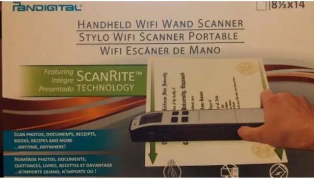 Alt view image 2 of 2 - Pandigital Wifi Wand Scanner