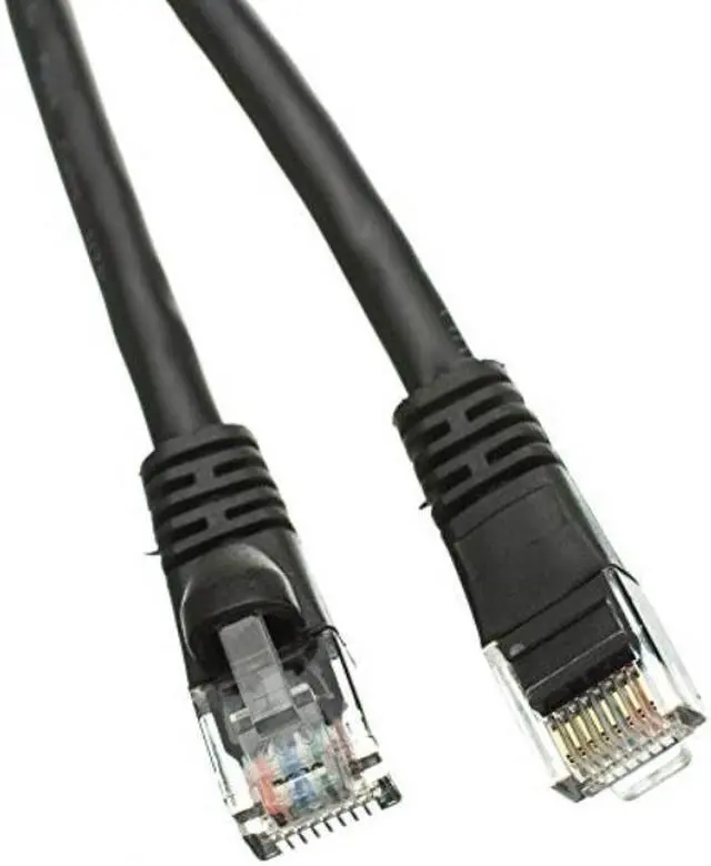 Alt view image 2 of 2 - CableWholesale Cat6 Ethernet Patch Cable  Snagless Molded Boot  10 foot - Black