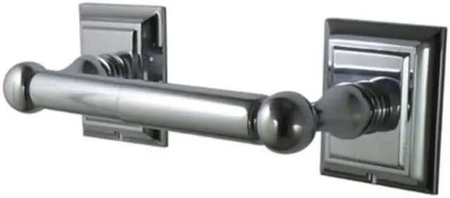 Alt view image 3 of 6 - Contemporary Toilet Paper Holder in Polished Chrome Finish