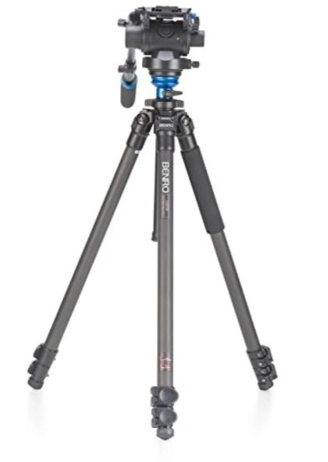 Main image of Benro S6 Single Leg Carbon Fiber Video Tripod Kit (C2573FS6)