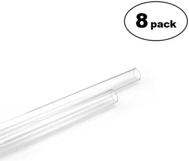 Alt view image 4 of 4 - XSPC PETG Tubing 10mm ID, 14mm OD, 0.5m, Clear, 8-pack