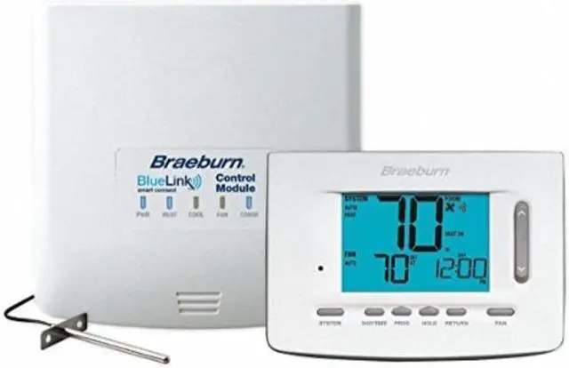 Alt view image 5 of 8 - Universal Programmable Wireless Thermostat Kit - for Systems up to 3 Heat/ 2 Cool